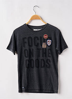 T-shirt stretch manches courtes gris KAPORAL garcon