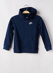 Sweat-shirt à capuche bleu NIKE pour garçon seconde vue