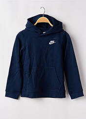 Sweat-shirt à capuche bleu NIKE pour garçon seconde vue