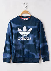 Sweat-shirt bleu ADIDAS pour garçon seconde vue