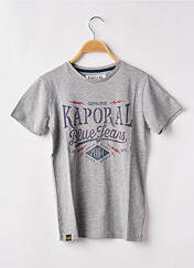 T-shirt gris KAPORAL pour garçon seconde vue