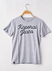 T-shirt gris KAPORAL pour garçon seconde vue