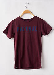 T-shirt rouge KAPORAL pour garçon seconde vue