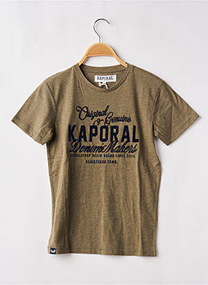 T-shirt vert KAPORAL pour garçon