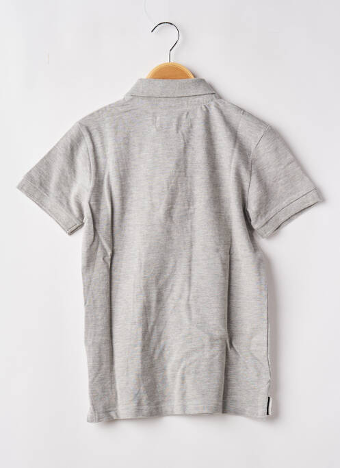 Polo stretch manches courtes gris KAPORAL garcon