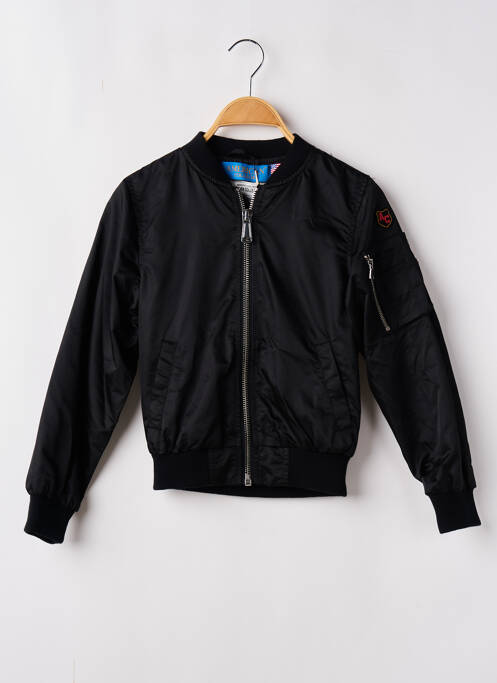 Blouson noir AMERICAN COLLEGE pour garçon