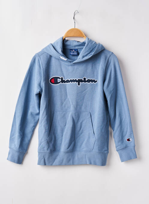 Sweat-shirt à capuche bleu clair CHAMPION pour garçon