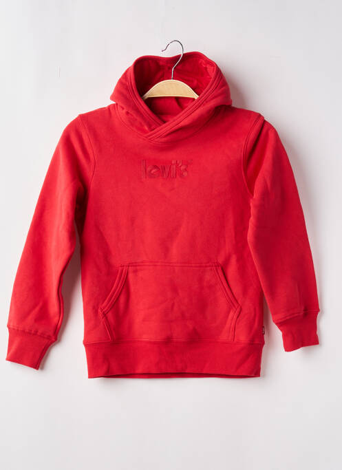 Sweat-shirt à capuche rouge LEVIS pour garçon