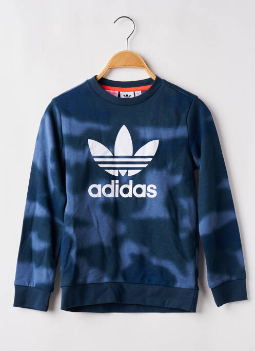 Sweat-shirt bleu ADIDAS pour garçon