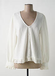 Blouse blanc LILI & LALA pour femme seconde vue