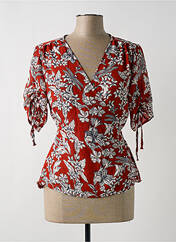 Blouse rouge VAN DER ROCK pour femme seconde vue