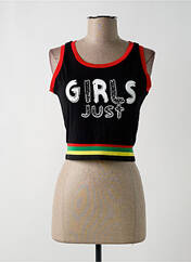 Débardeur noir PARIS ET MOI pour femme seconde vue