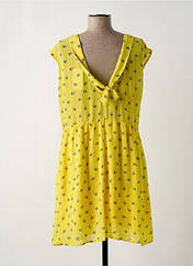 Robe courte jaune LILI & LALA pour femme seconde vue