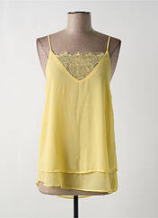 Top jaune VERSION FEMININ pour femme seconde vue