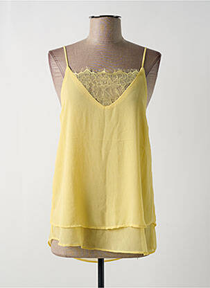 Top jaune VERSION FEMININ pour femme