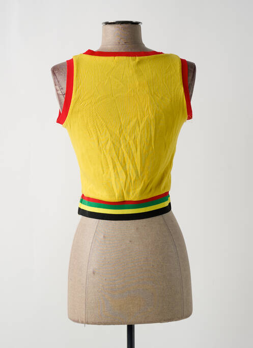 Débardeur jaune PARIS ET MOI pour femme