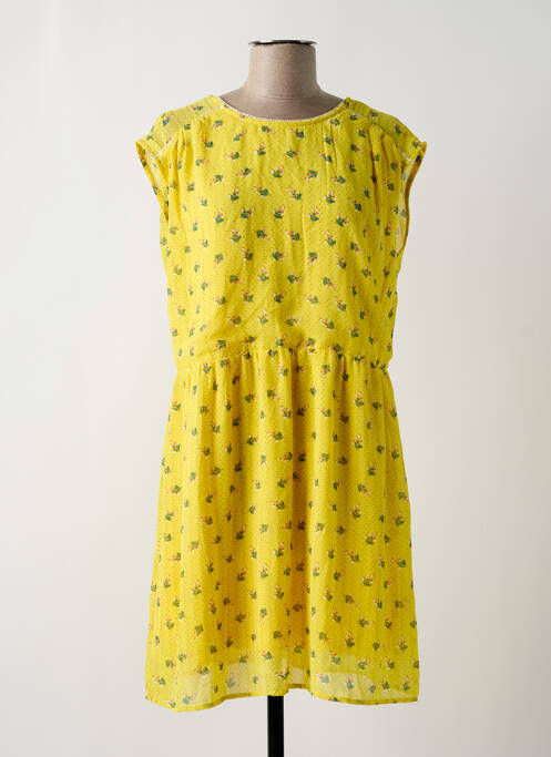 Robe courte jaune LILI & LALA pour femme