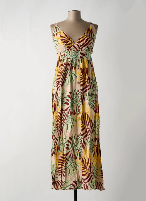 Robe longue beige AIRISA pour femme