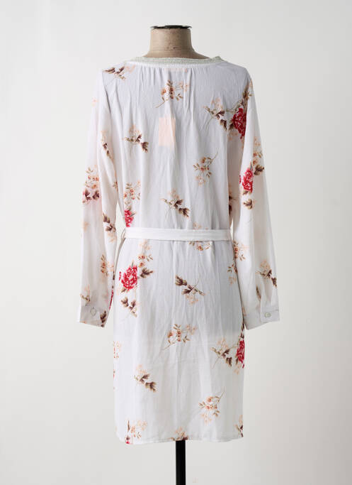 Robe mi-longue blanc BY ONE femme