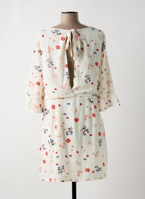 Robe mi-longue blanc LILI & LALA pour femme