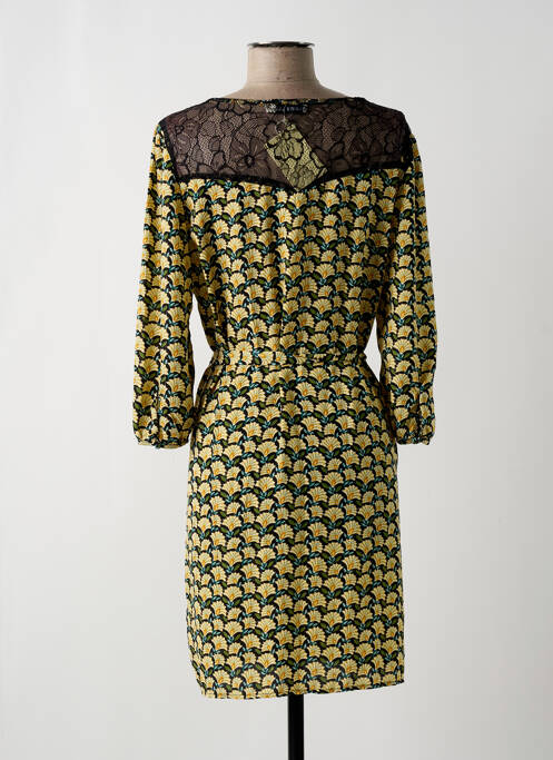 Robe mi-longue jaune AKOZ DE TOI pour femme