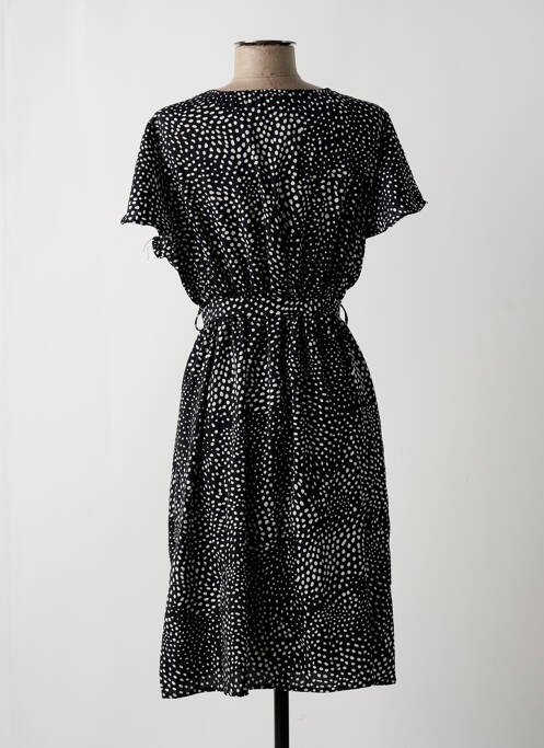 Robe mi-longue noir C'FLO pour femme