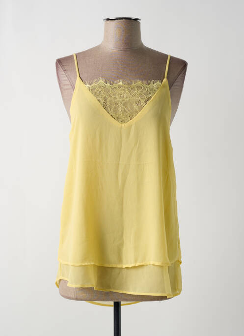 Top jaune VERSION FEMININ pour femme