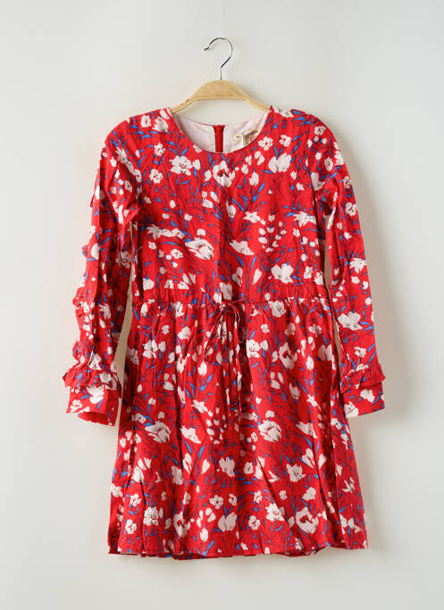 Robe mi-longue rouge MINI MIGNON pour fille