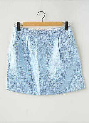 Jupe courte poches bleu LILI & LALA femme