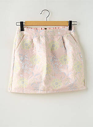 Jupe courte poches rose LILI & LALA femme