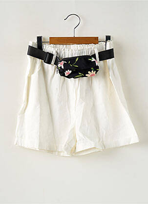 Short blanc LOEVIA pour fille