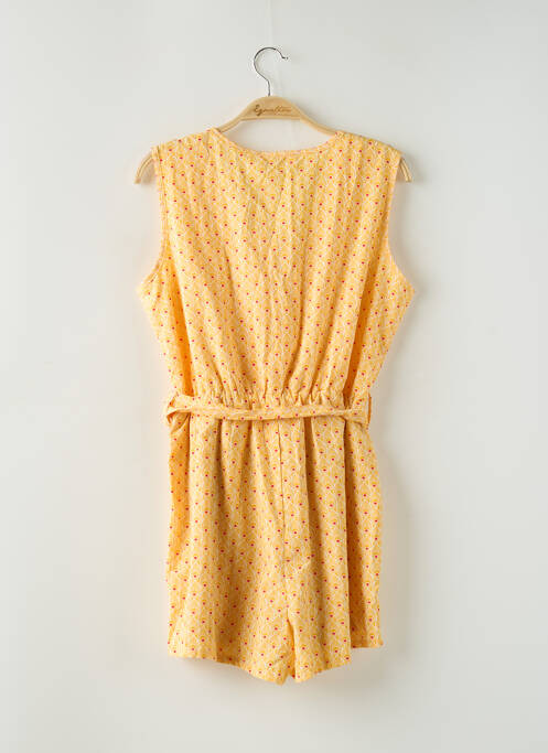 Combishort sans manche sans manche jaune BY ONE femme