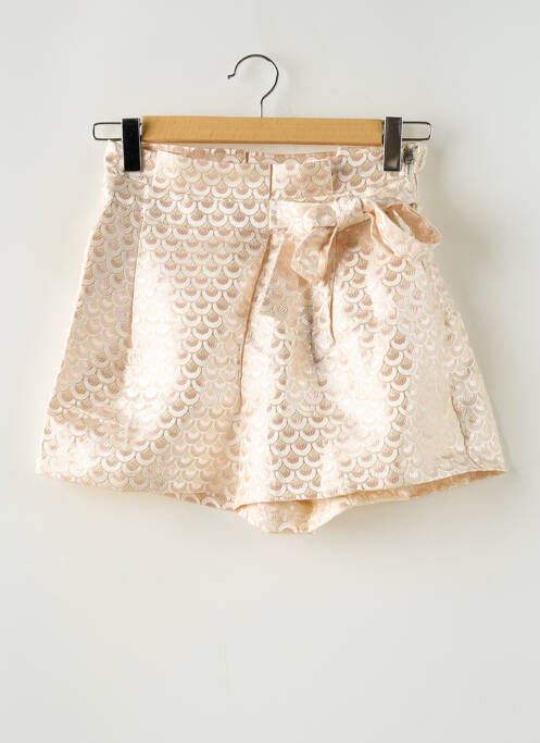 Short coupe droite beige LILI & LALA femme
