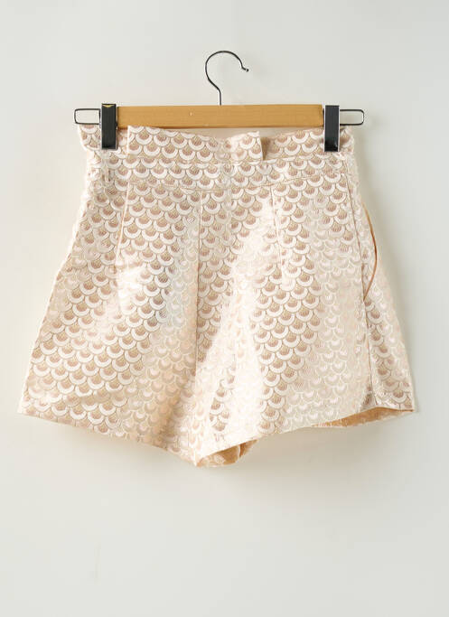 Short coupe droite beige LILI & LALA femme