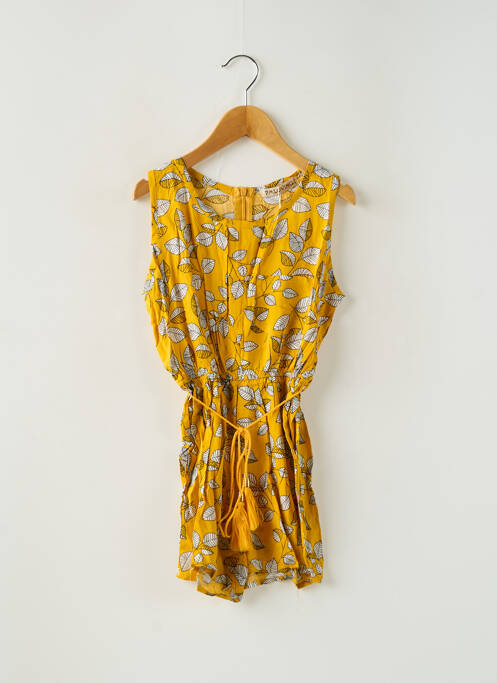 Combishort jaune PM LOVING pour fille