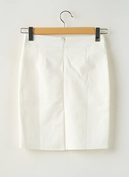 Jupe mi-longue blanc FREESIA pour femme