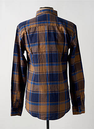 Chemise manches longues manches longues marron MINIMUM homme