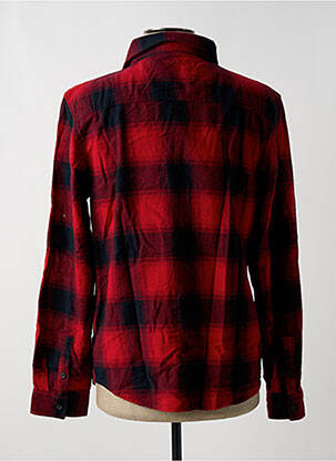 Chemise manches longues manches longues rouge TEDDY SMITH garçon