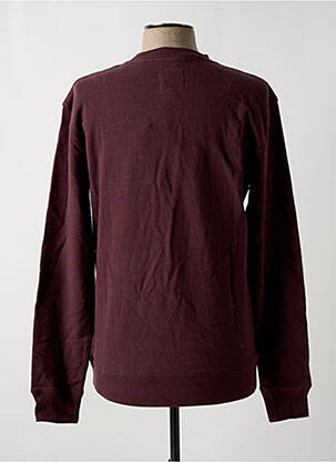 Sweat-shirt broderie manches longues violet MINIMUM homme