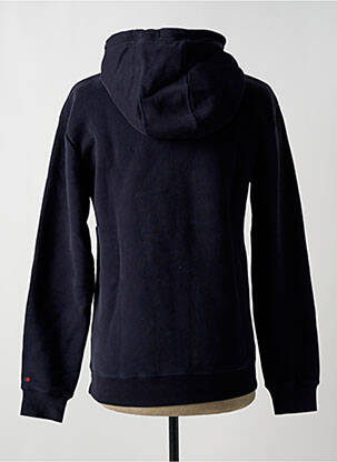Sweat-shirt à capuche poches manches longues bleu TEDDY SMITH homme
