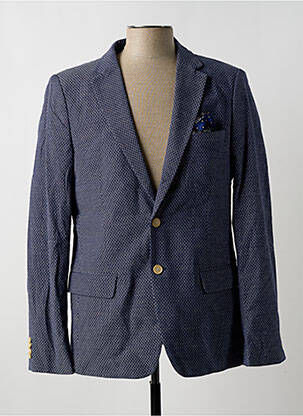 Blazer poches bleu SCOTCH & SODA homme