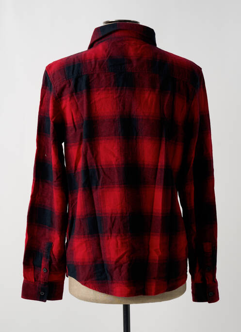 Chemise manches longues rouge TEDDY SMITH pour garçon