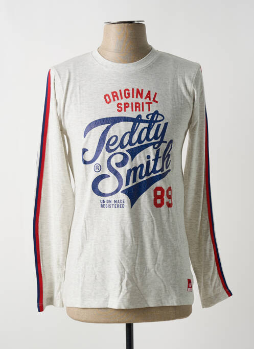 T-shirt gris TEDDY SMITH pour garçon