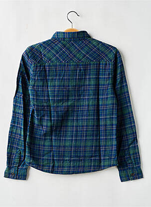 Chemise manches longues manches longues bleu LE TEMPS DES CERISES garçon