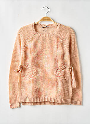 Pull stretch manches longues rose LE TEMPS DES CERISES fille