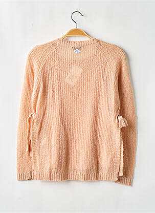 Pull stretch manches longues rose LE TEMPS DES CERISES fille