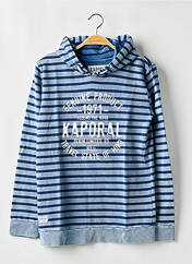 Sweat-shirt à capuche bleu KAPORAL pour garçon seconde vue