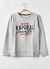 Sweat-shirt gris KAPORAL pour enfant seconde vue