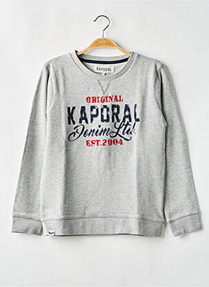 Sweat-shirt gris KAPORAL pour enfant