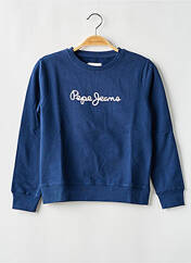 Sweat-shirt bleu PEPE JEANS pour garçon seconde vue